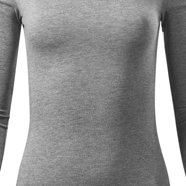 Dámske tričko s dlhými rukávmi - Mierne priliehavý strih