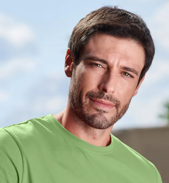 Pánske tričko jednoduché - Klasický okrúhly výstrih