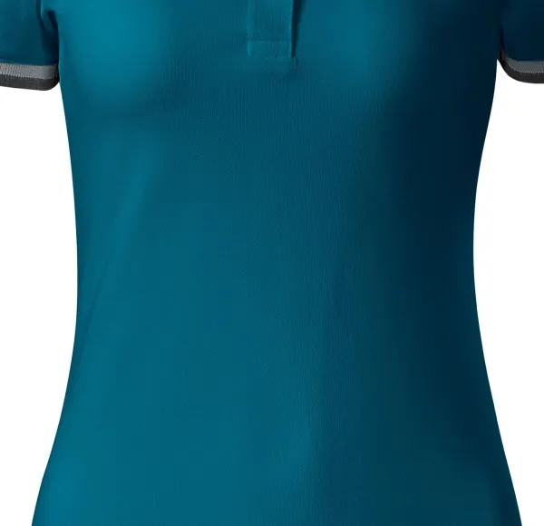 Dámske šaty s golierom hore - Jemne zúžený strih