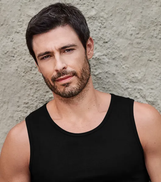 Pánske tielko - Klasický okrúhly výstrih