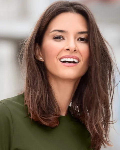 Dámske tričko jednoduché - Klasický okrúhly výstrih