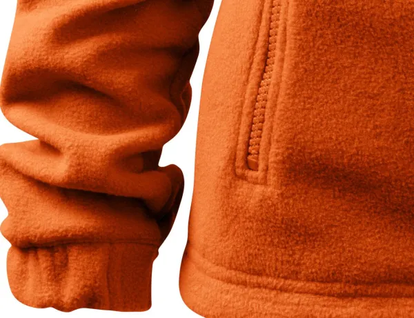 Dámska bunda fleecová - Dlhé rukávy s pružným koncom