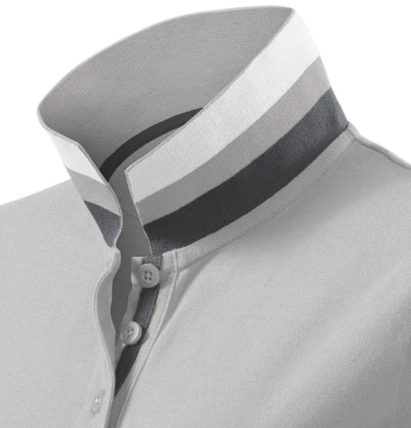 Dámska polokošeľa s golierom hore - Golier s dvoma spôsobmi nosenia