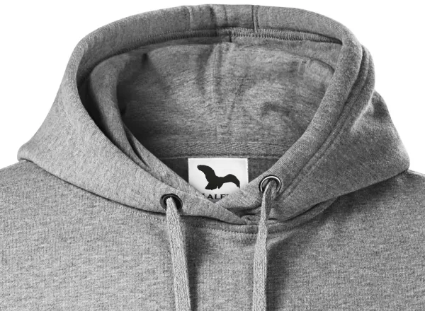 Pánska mikina bez zipsu s kapucňou - Kapucňa so šnúrkami na stiahnutie