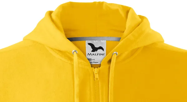 Pánska mikina s kapucňou - Kapucňa so šnúrkami na stiahnutie