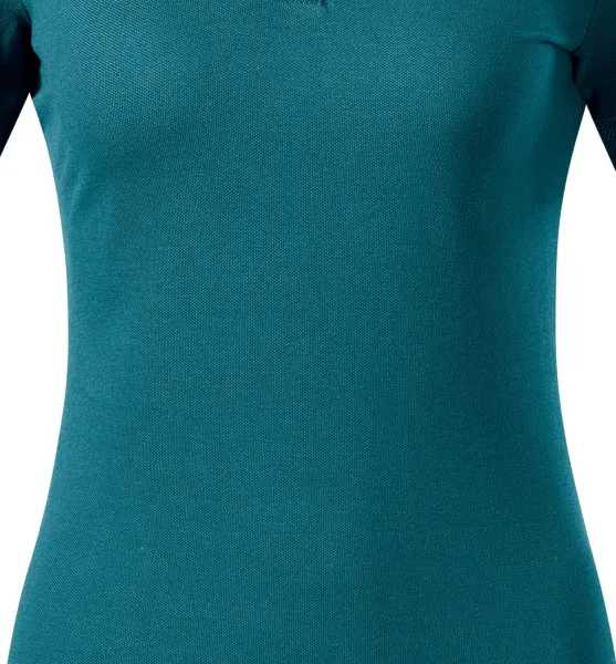 Dámska polokošeľa s bomber golierom - Jemne zúžený strih