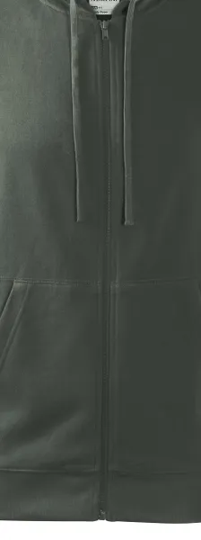 Pánska mikina s kapucňou - Zips vo farbe mikiny