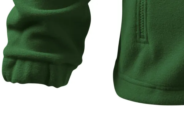 Pánska fleecová bunda - Dlhé rukávy s pružným koncom