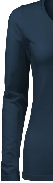 Dámske tričko priliehavé s dlhým rukávom - Klasické dlhé rukávy