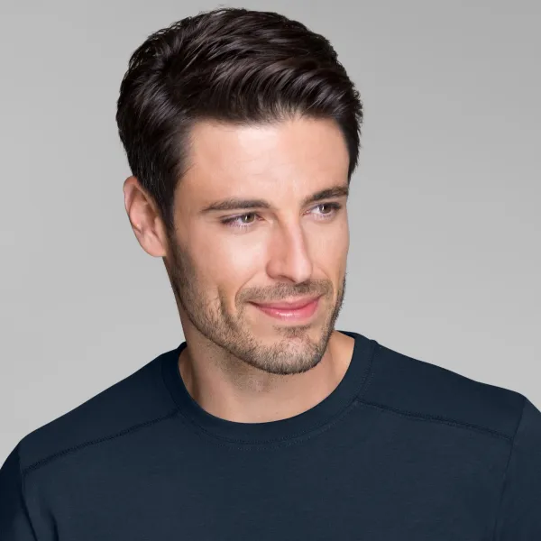 Pánske tričko ozdobené - Klasický okrúhly výstrih