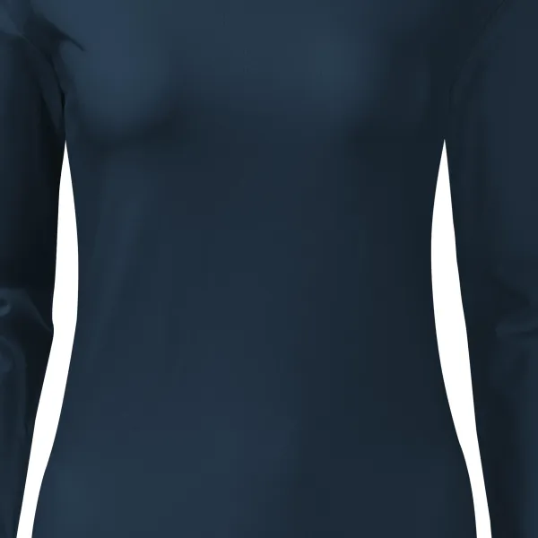 Dámske tričko priliehavé s dlhým rukávom - Jemne zúžený strih