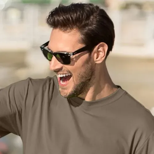 Pánske tričko klasické - Klasický okrúhly výstrih