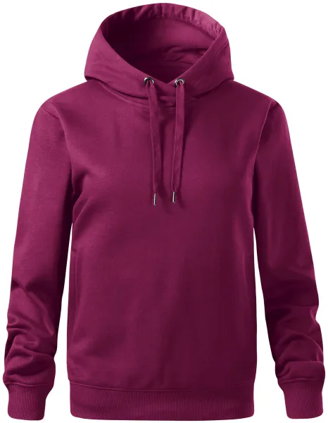 Pohodlná dámska mikina s kapucňou - Dámska mikina bez zipsu a s kapucňou