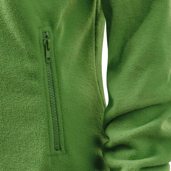 Dámska bunda fleecová - Praktické vrecká so zipsom