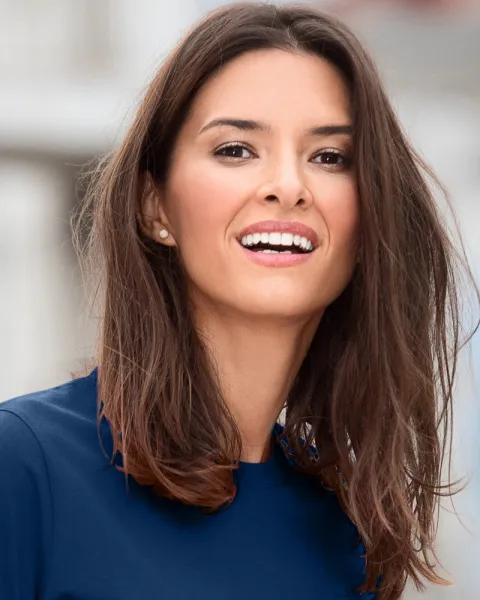 Dámske tričko jednoduché - Klasický okrúhly výstrih