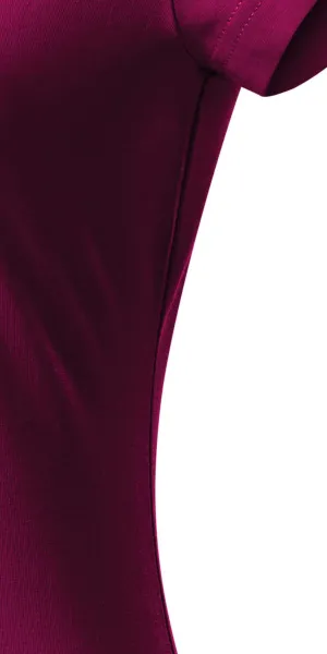 Dámske tričko s V-výstrihom zúžené - Strih s bočnými švami