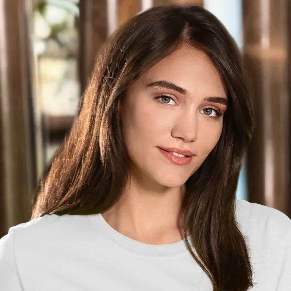 Dámske tričko klasické - Klasický okrúhly výstrih