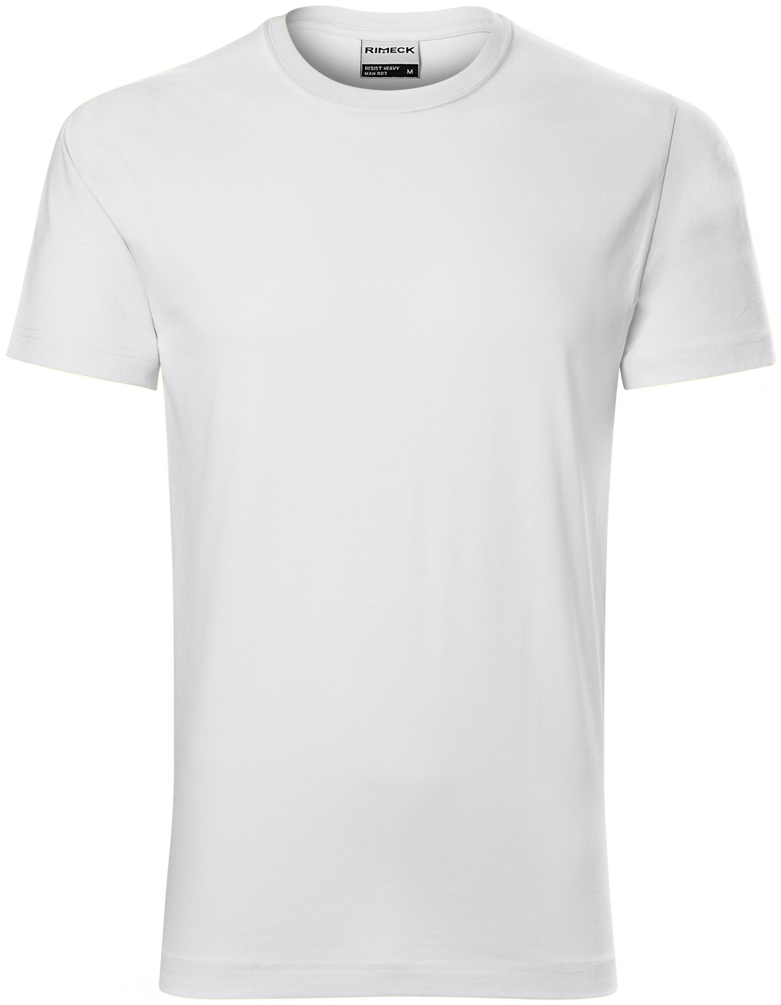Odolné pánske tričko, biela, 3XL