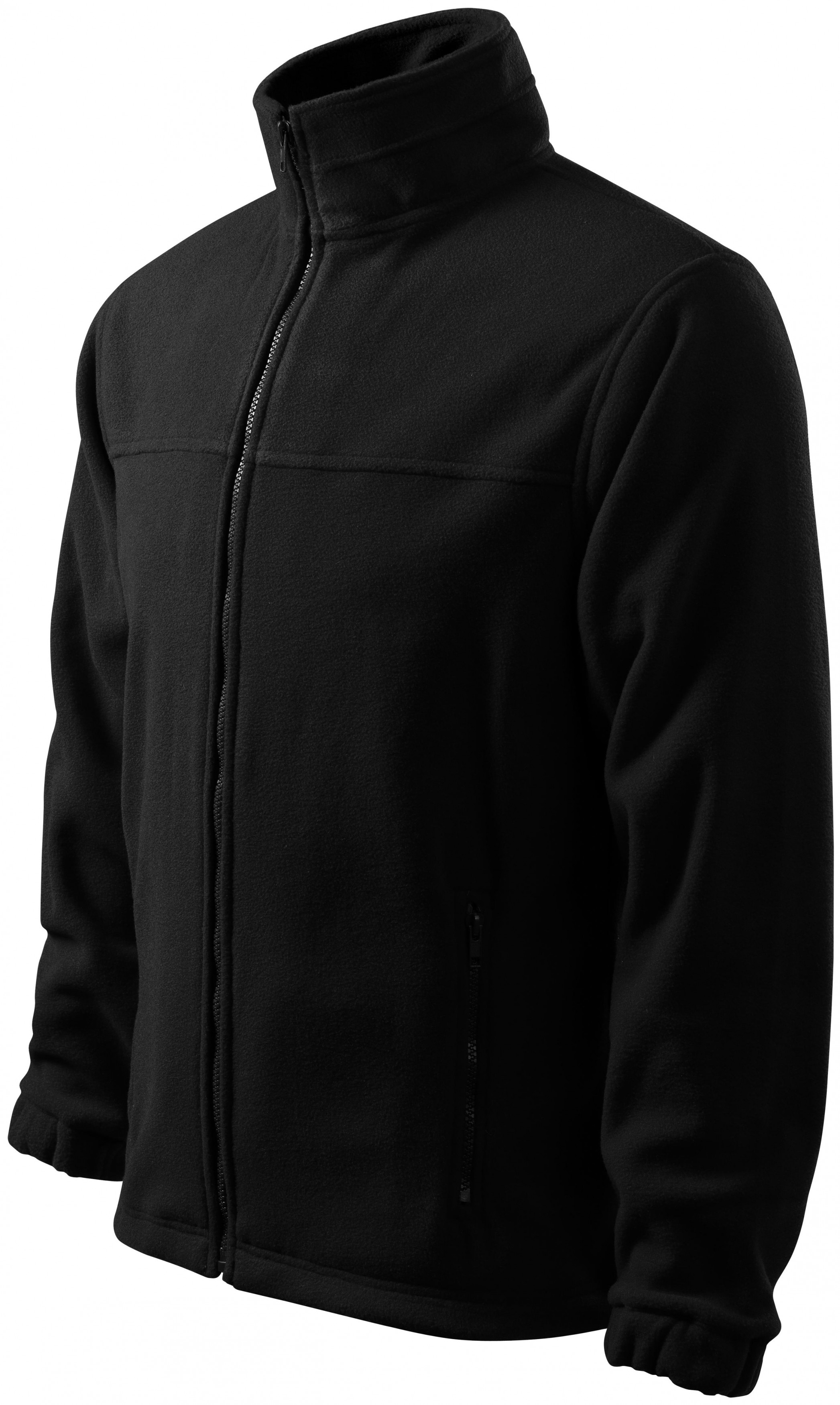 Pánska fleecová bunda, čierna, 2XL