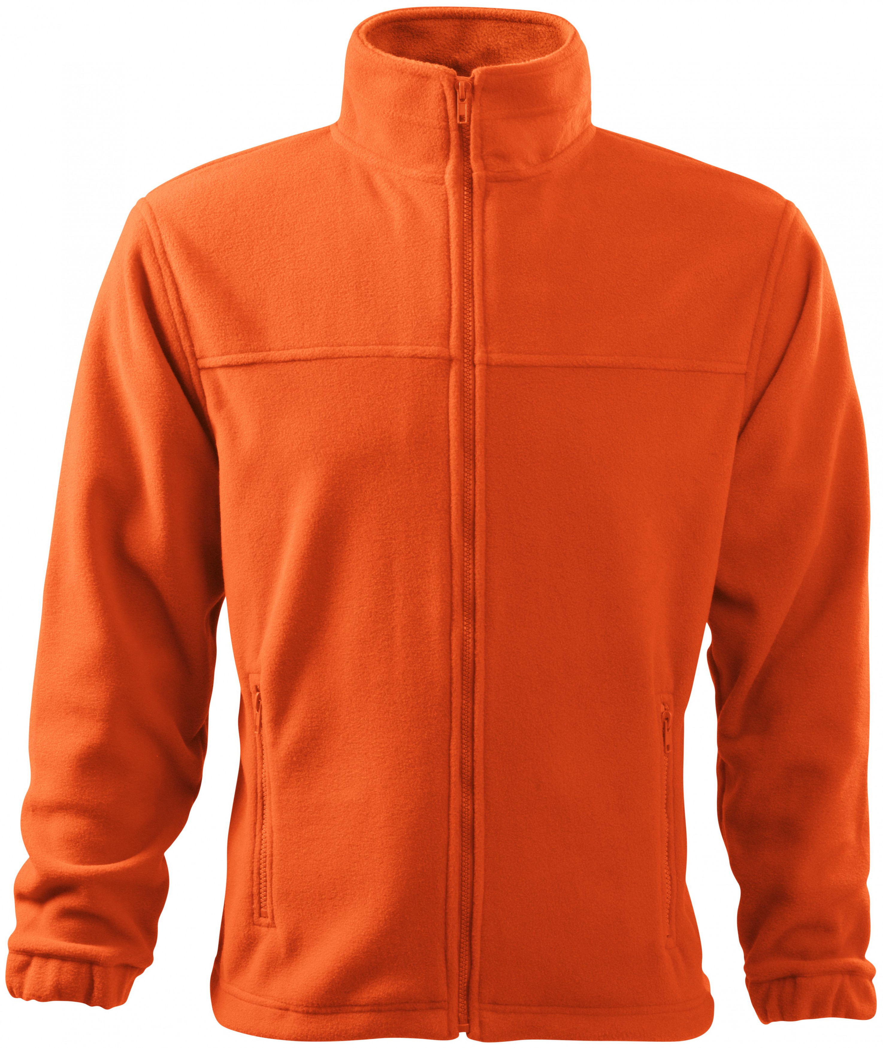 Pánska fleecová bunda, oranžová, M