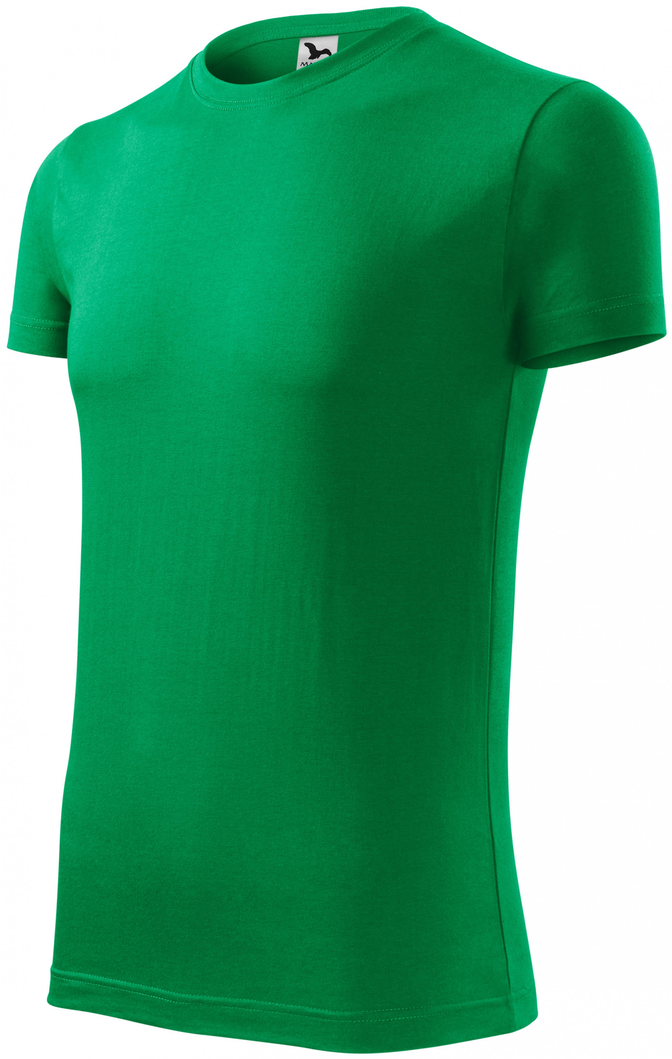 Pánske módne tričko, trávová zelená, S