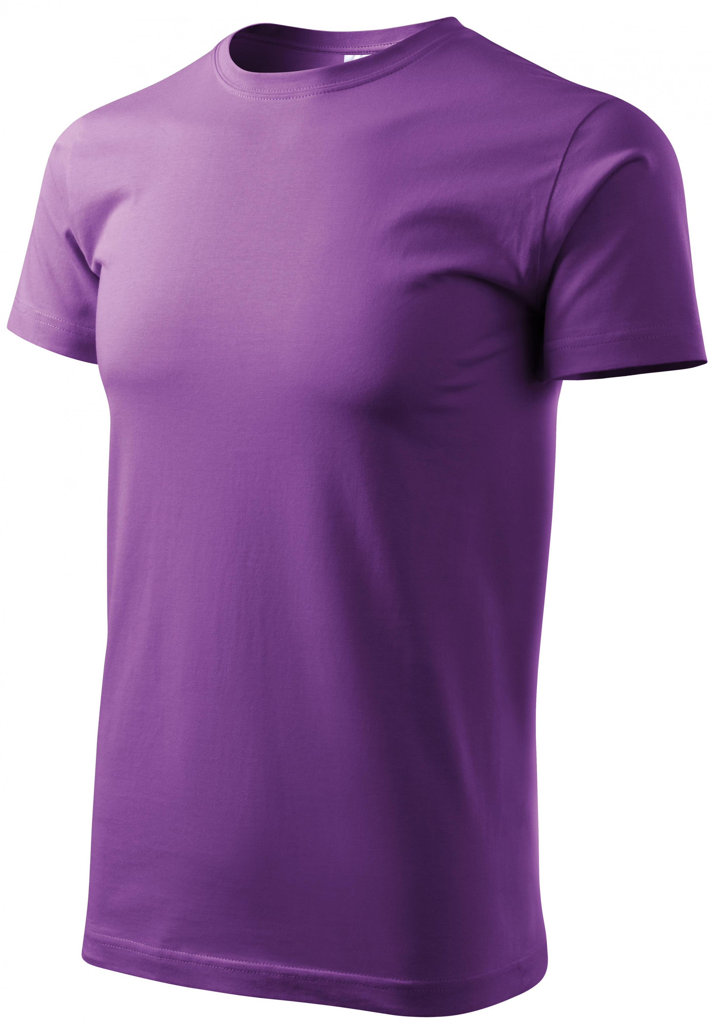 Pánske tričko jednoduché, fialová, S