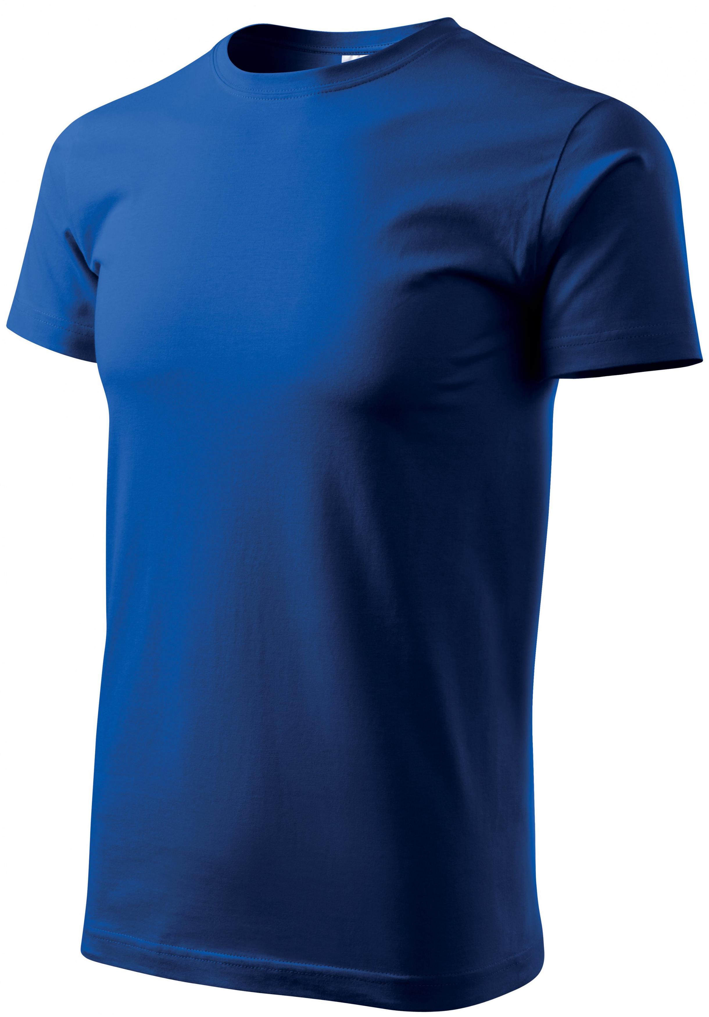 Pánske tričko jednoduché, kráľovská modrá, 4XL