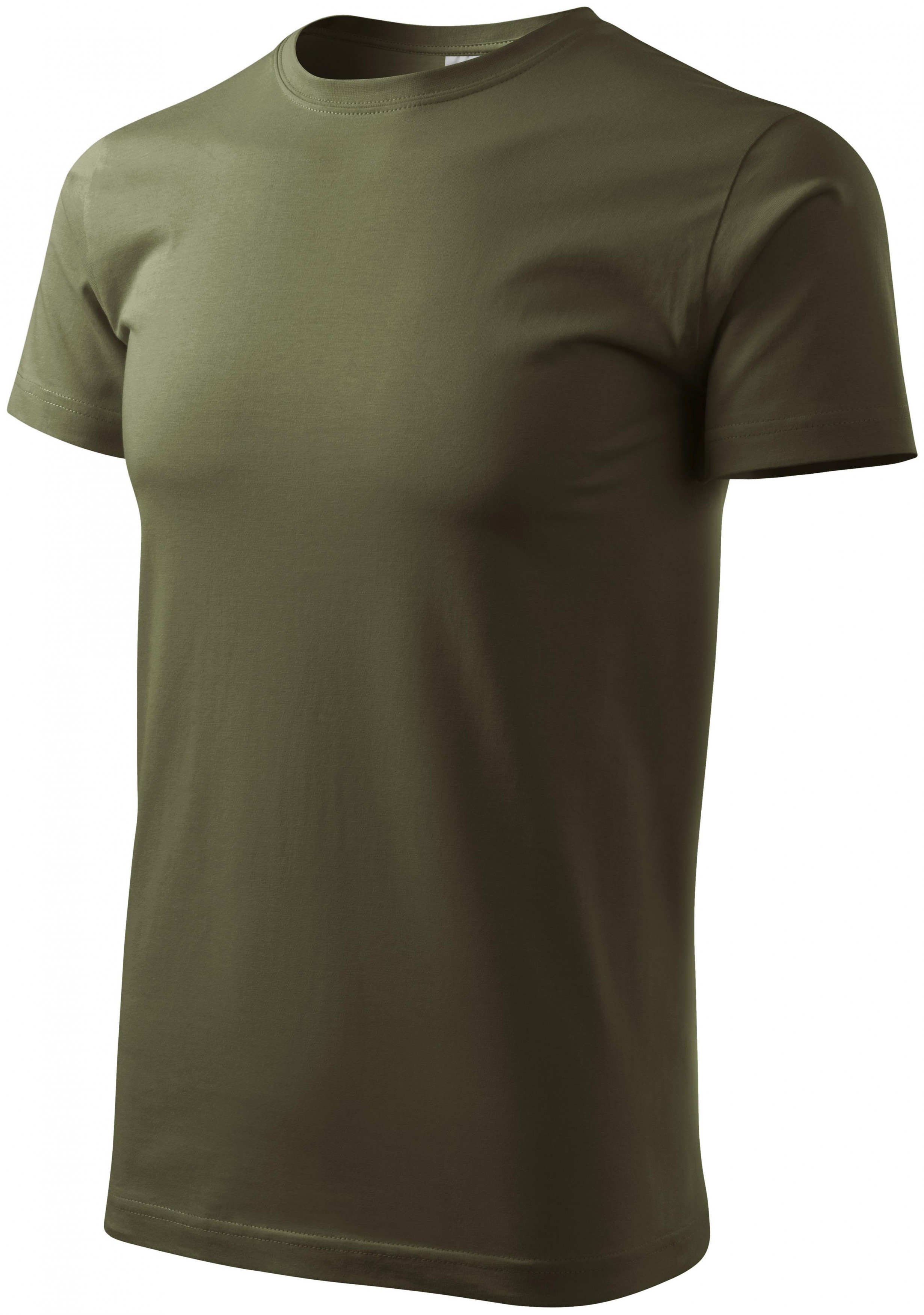Pánske tričko jednoduché, military, 2XL