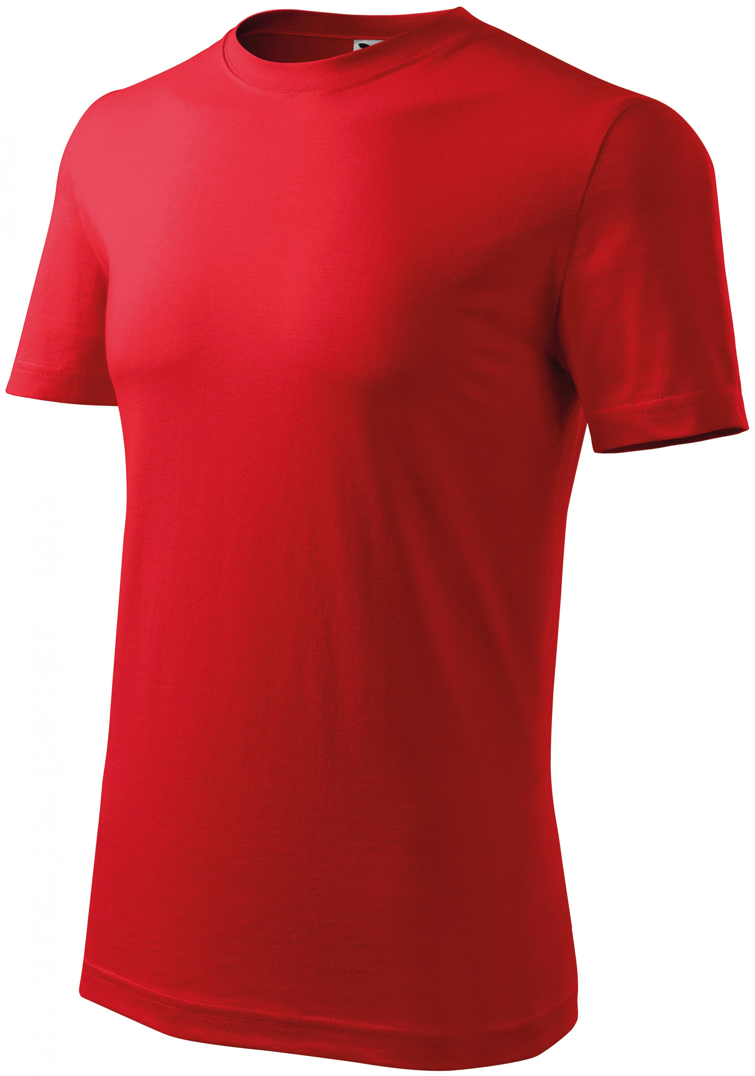 Pánske tričko klasické, červená, L