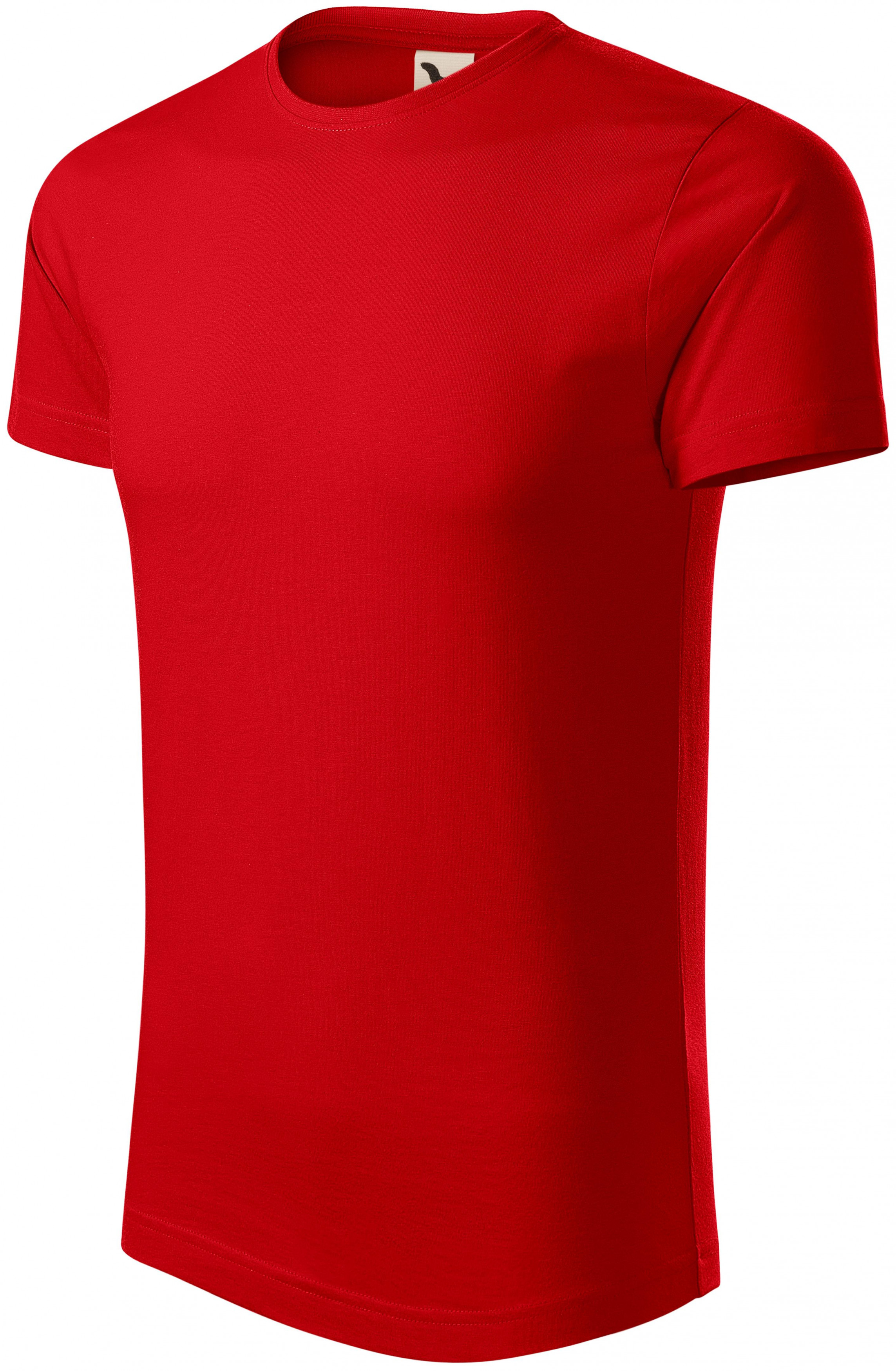Pánske tričko, organická bavlna, červená, 2XL