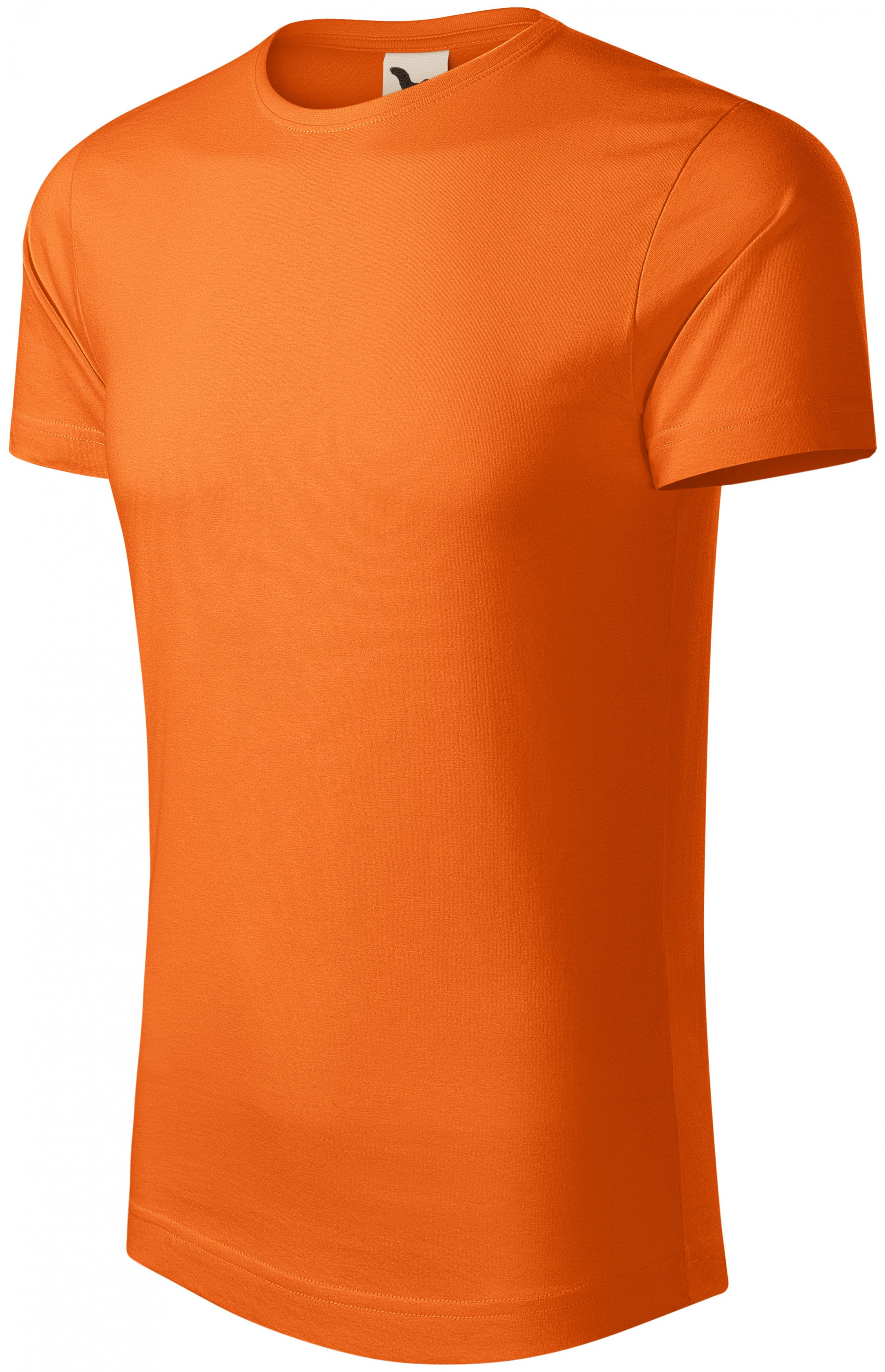 Pánske tričko, organická bavlna, oranžová, XL