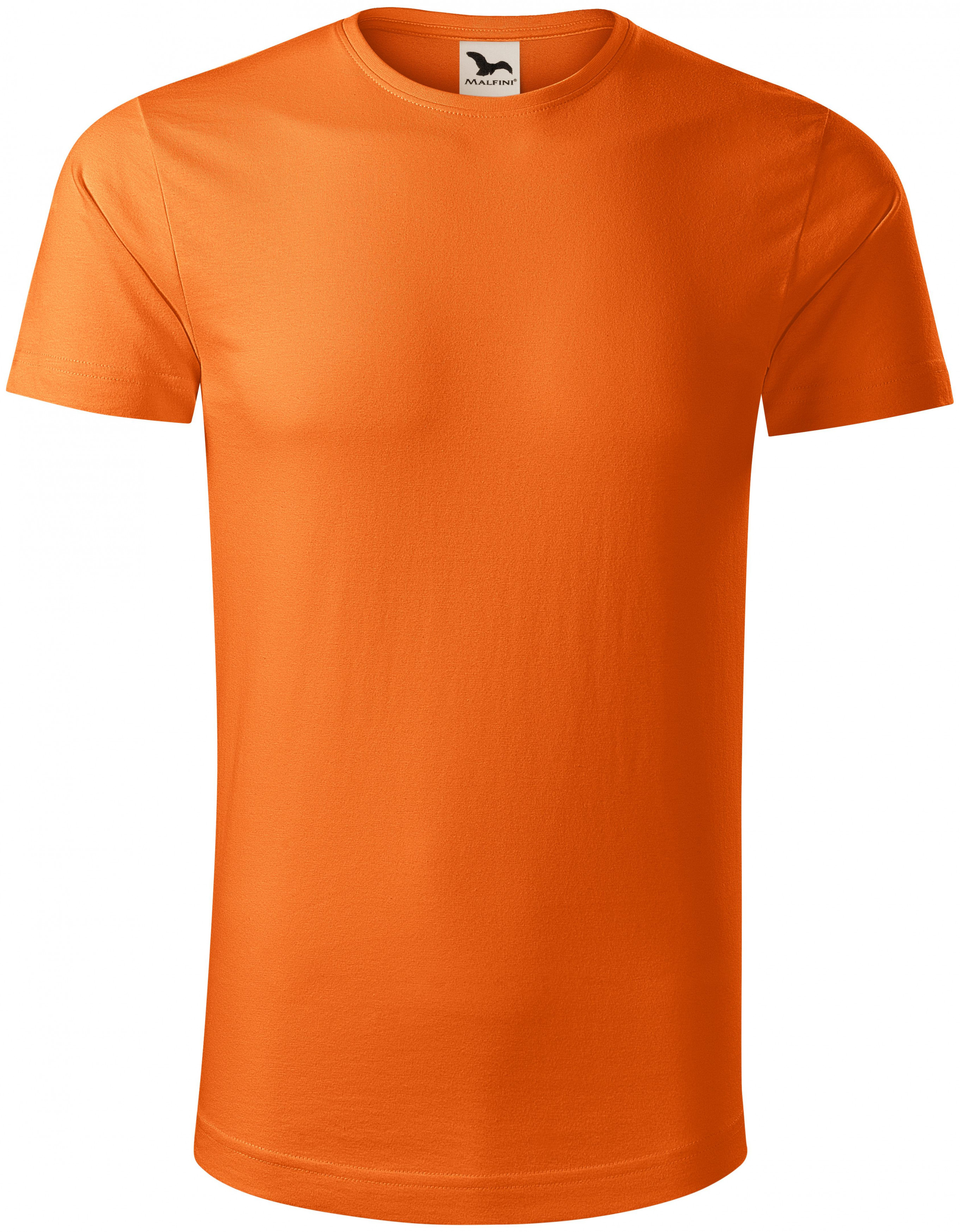Pánske tričko, organická bavlna, oranžová, S