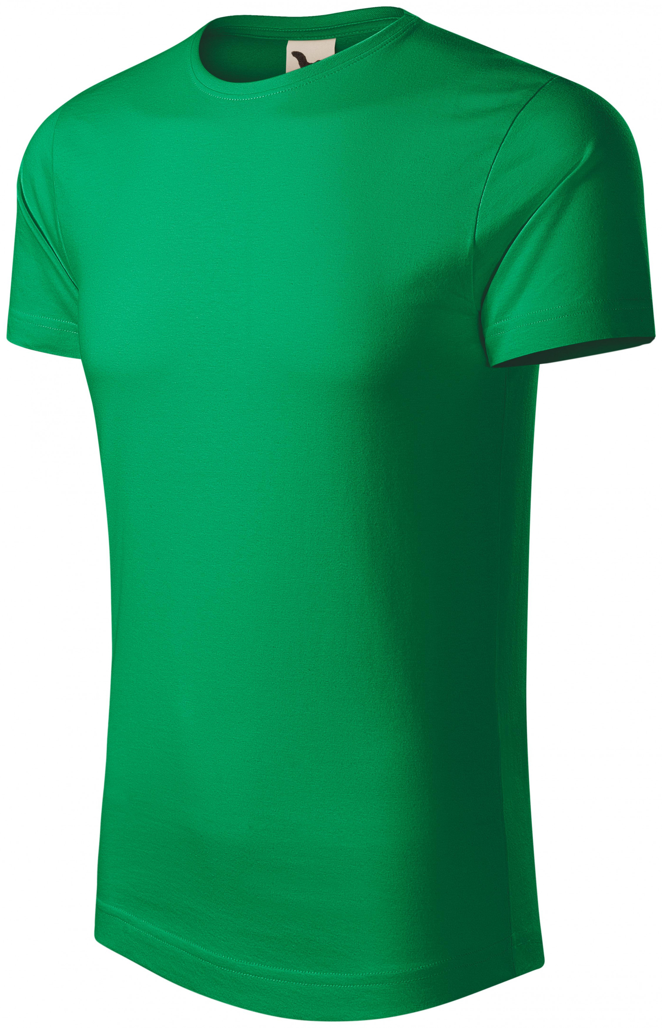 Pánske tričko, organická bavlna, trávová zelená, M