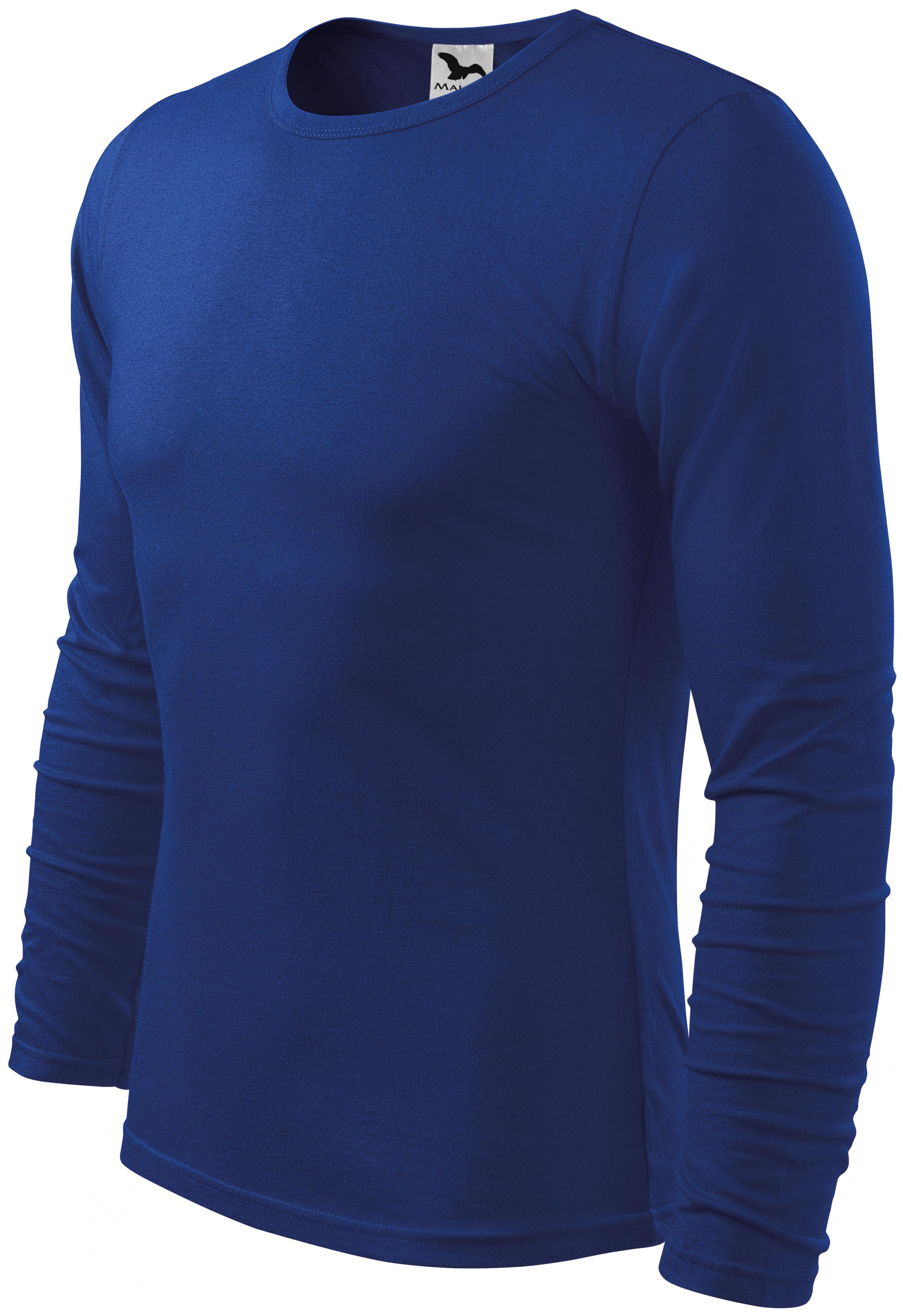 Pánske tričko s dlhým rukávom, kráľovská modrá, XL