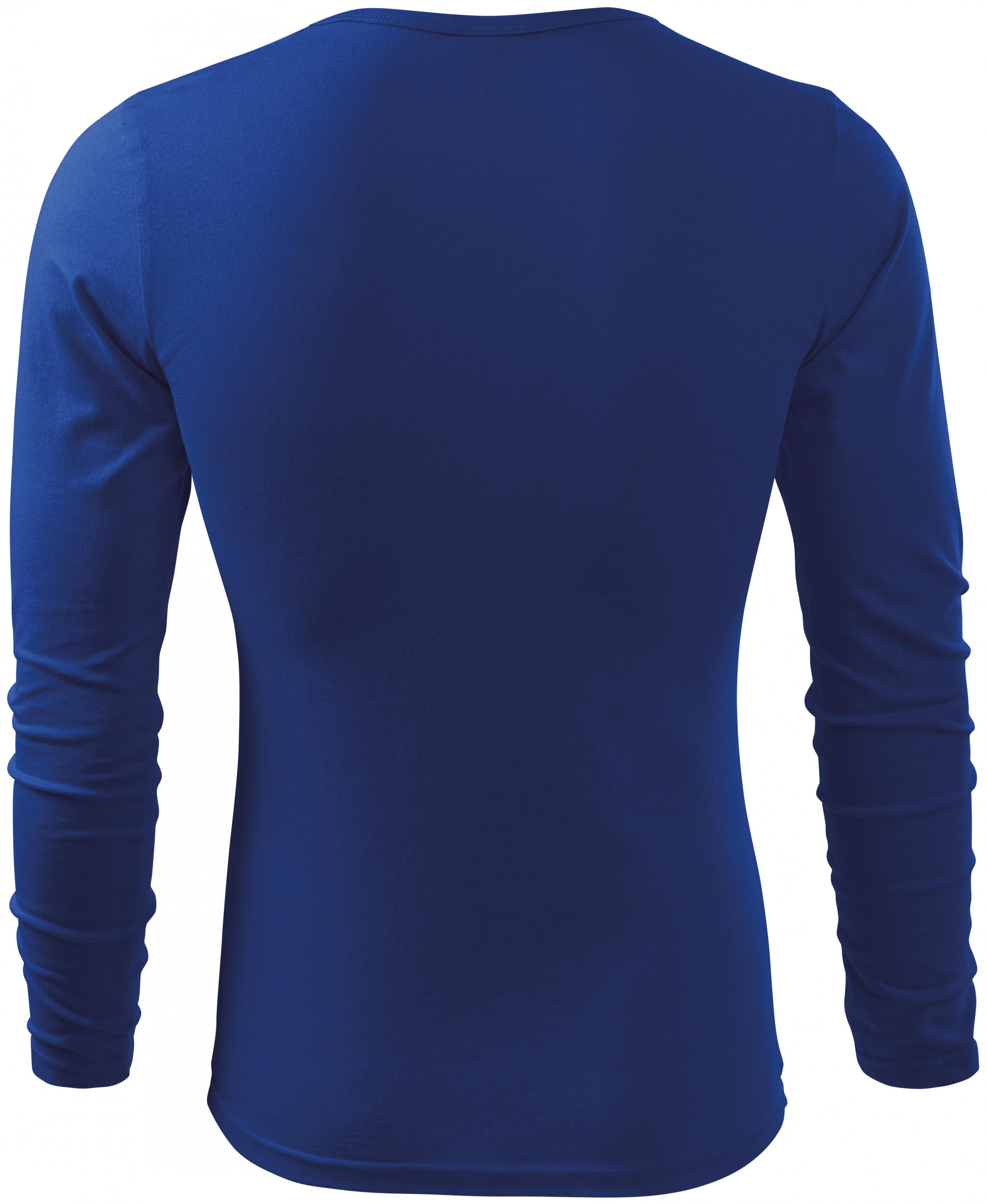 Pánske tričko s dlhým rukávom, kráľovská modrá, 2XL