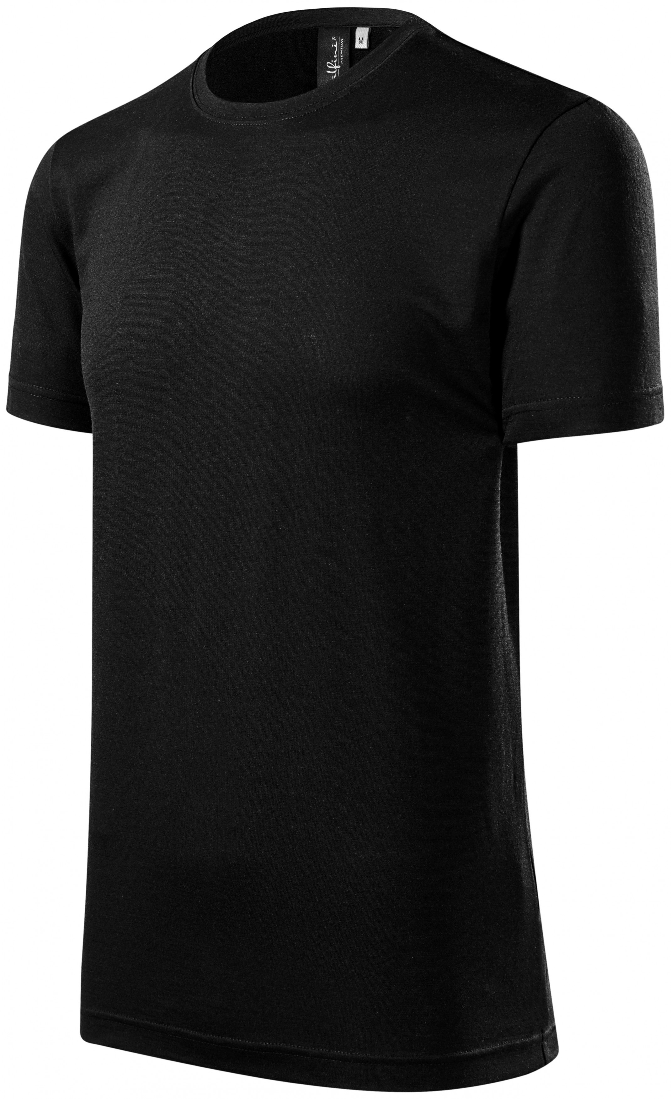 Pánske tričko z Merino vlny, čierna, 3XL