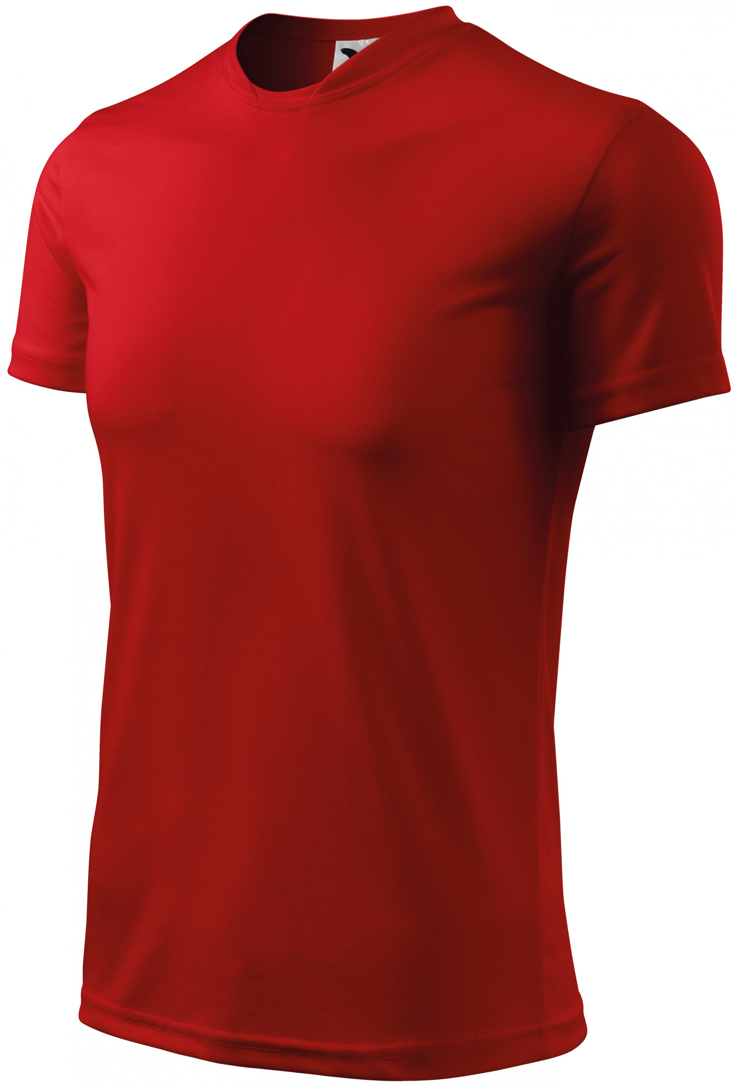 Športové tričko detské, červená, 134cm / 8rokov