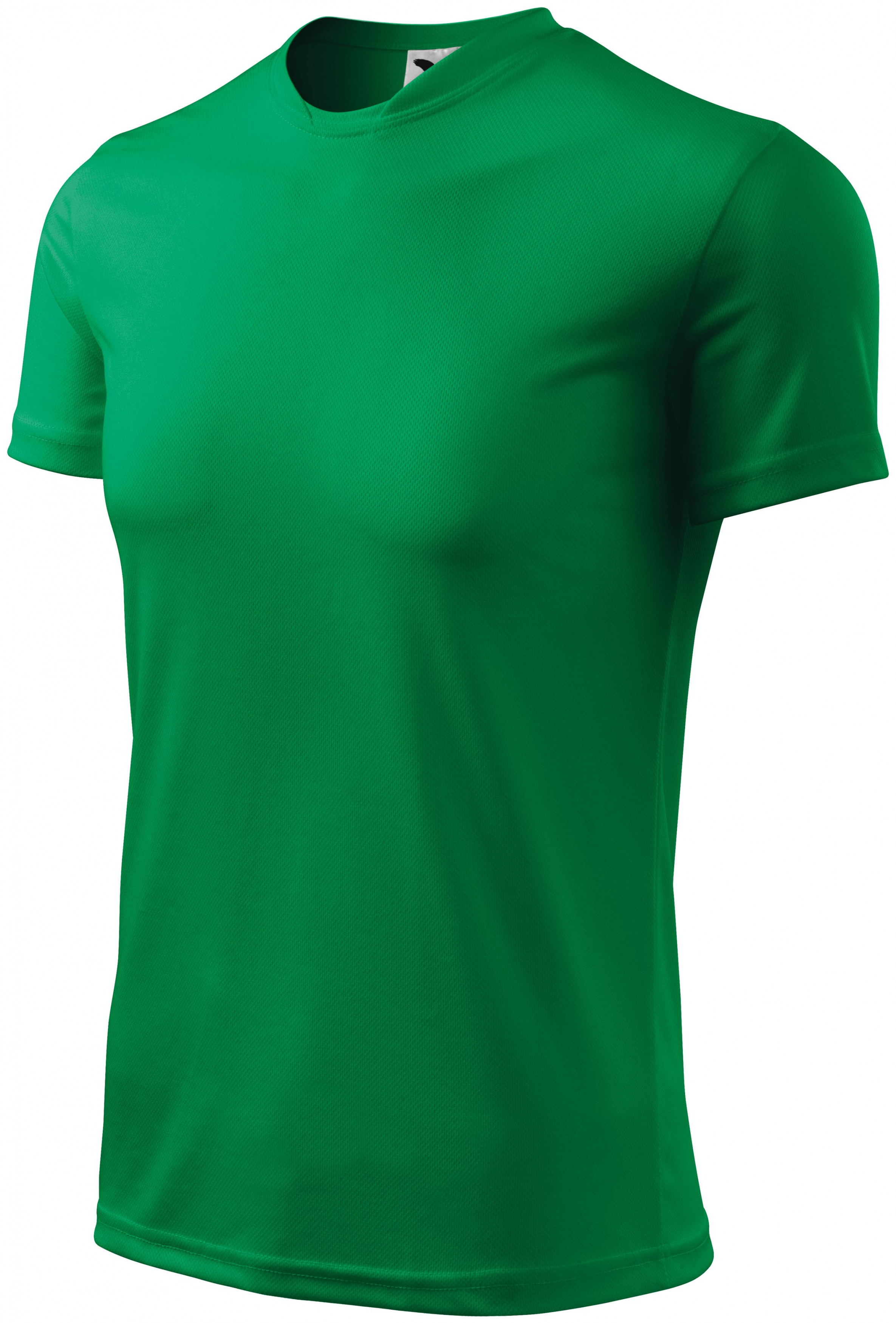 Športové tričko detské, trávová zelená, 134cm / 8rokov