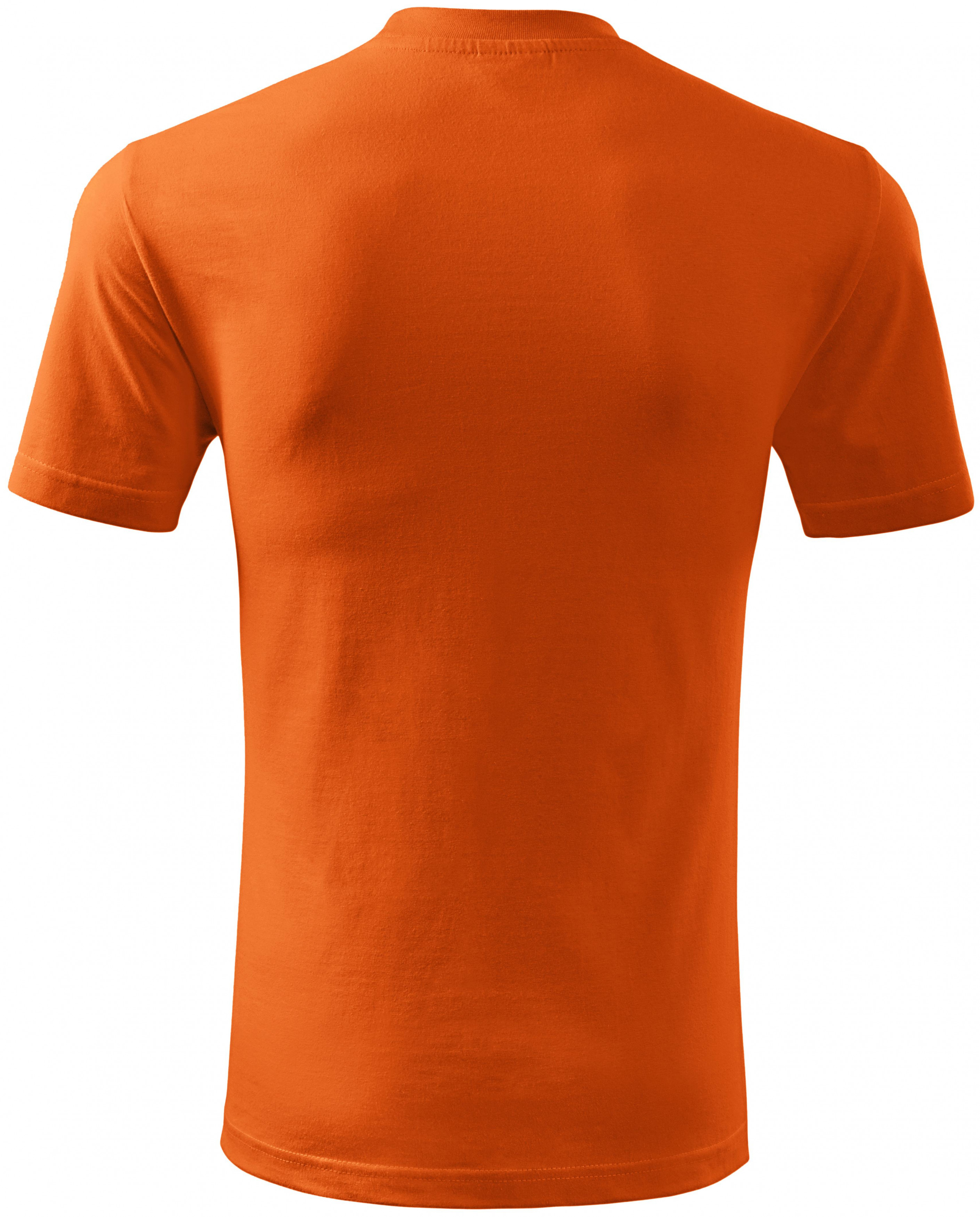 Tričko klasické, oranžová, M