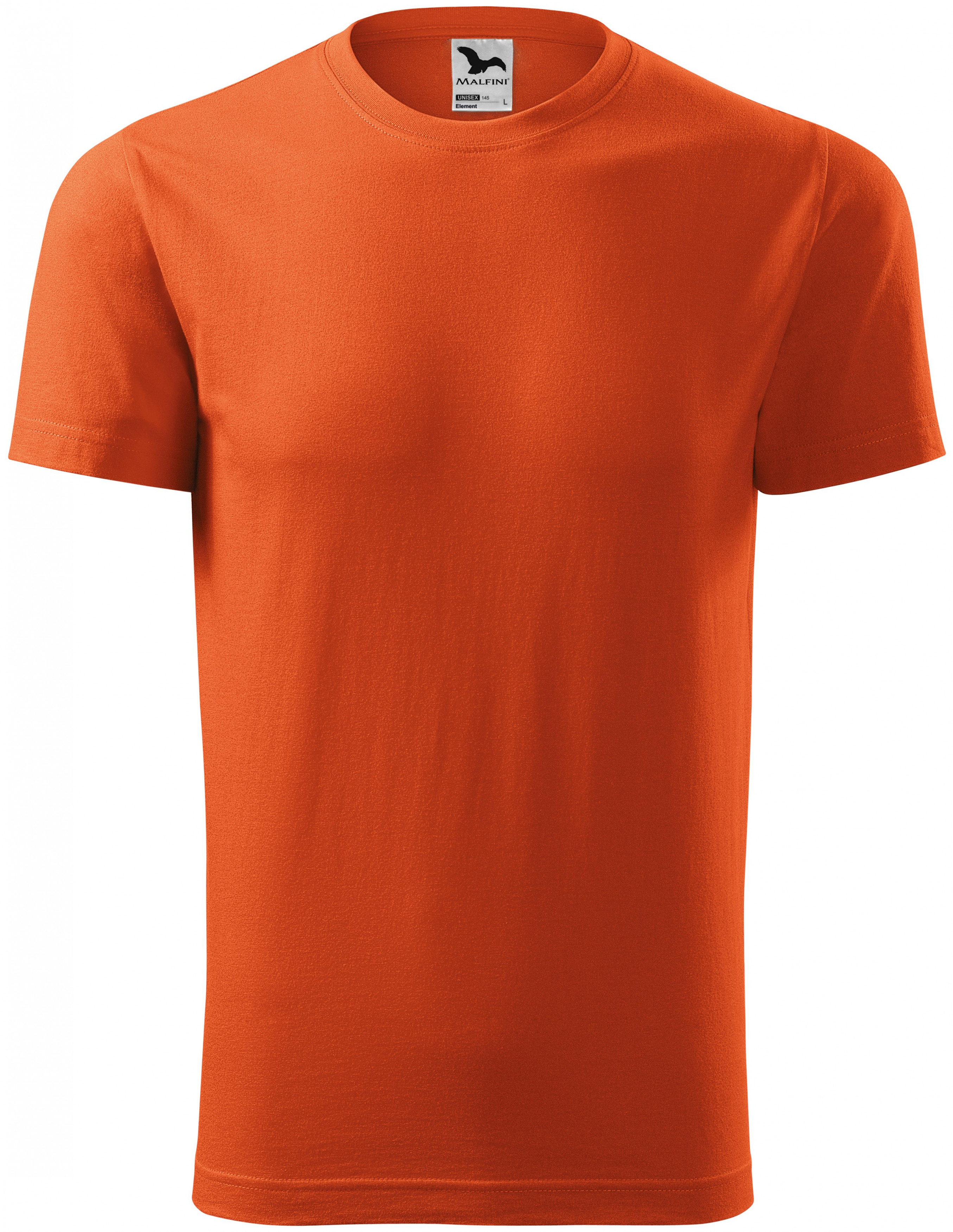 Tričko s krátkym rukávom, oranžová, S
