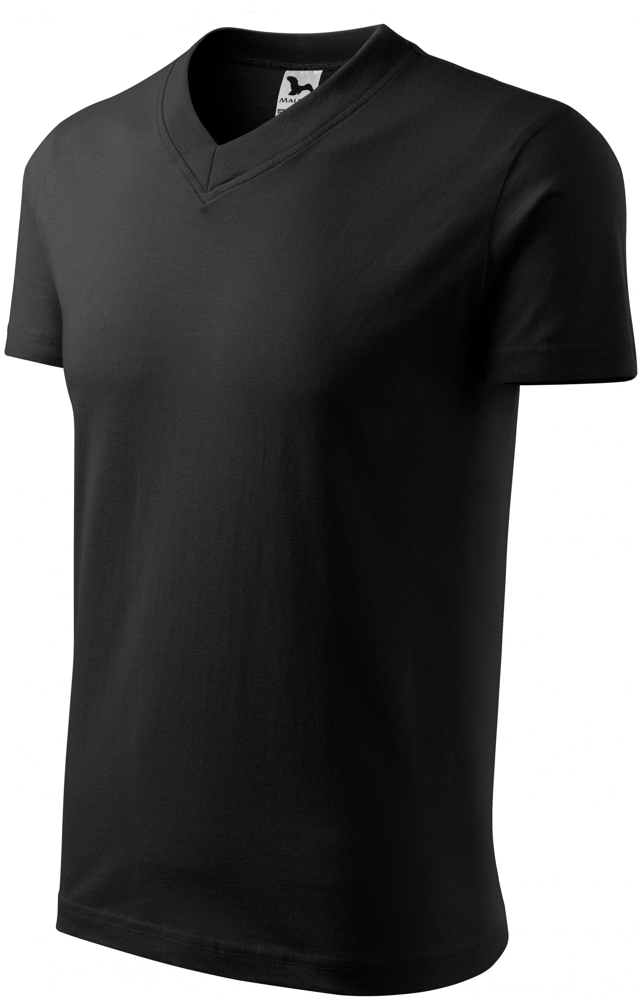 Tričko s krátkym rukávom, stredne hrubé, čierna, XL