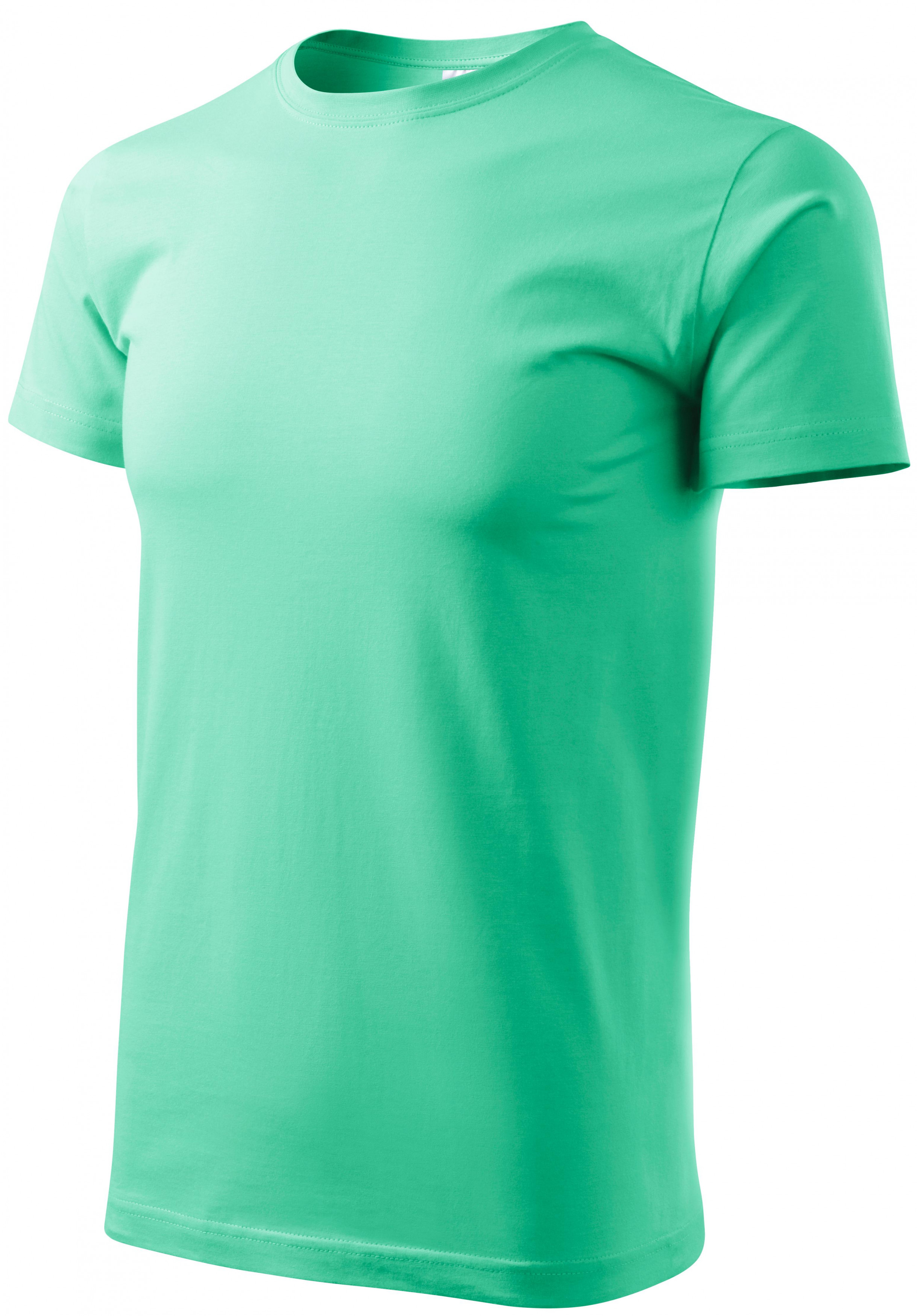 Tričko vyššej gramáže unisex, mätová, XL