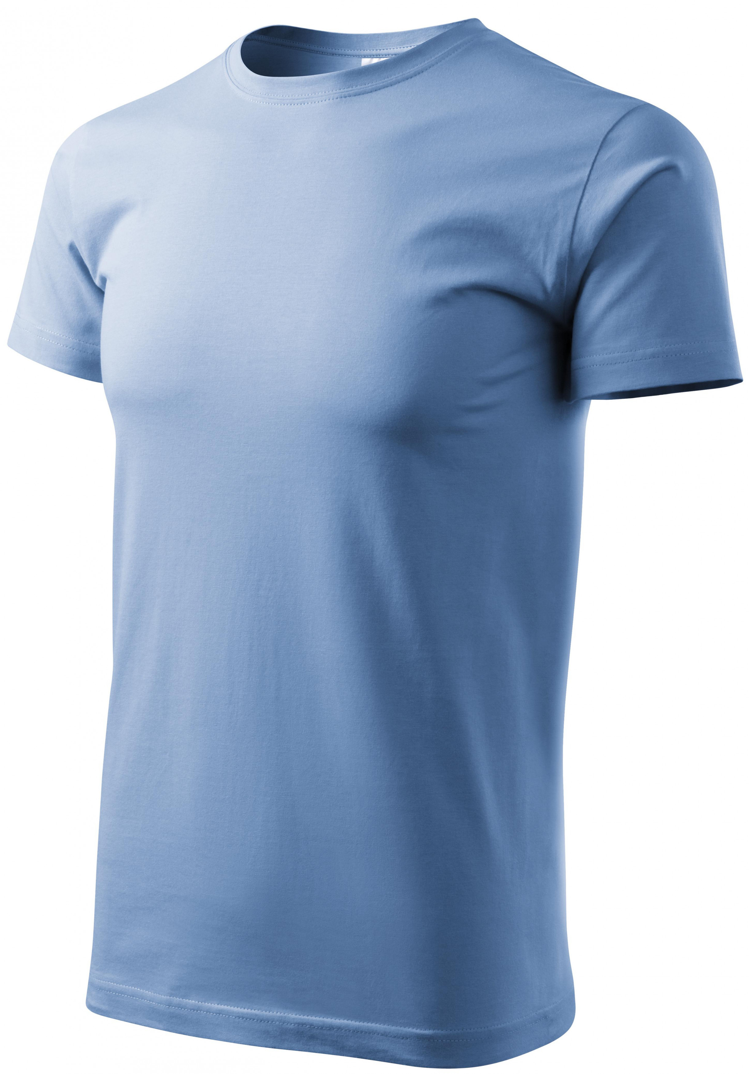 Tričko vyššej gramáže unisex, nebeská modrá, XL