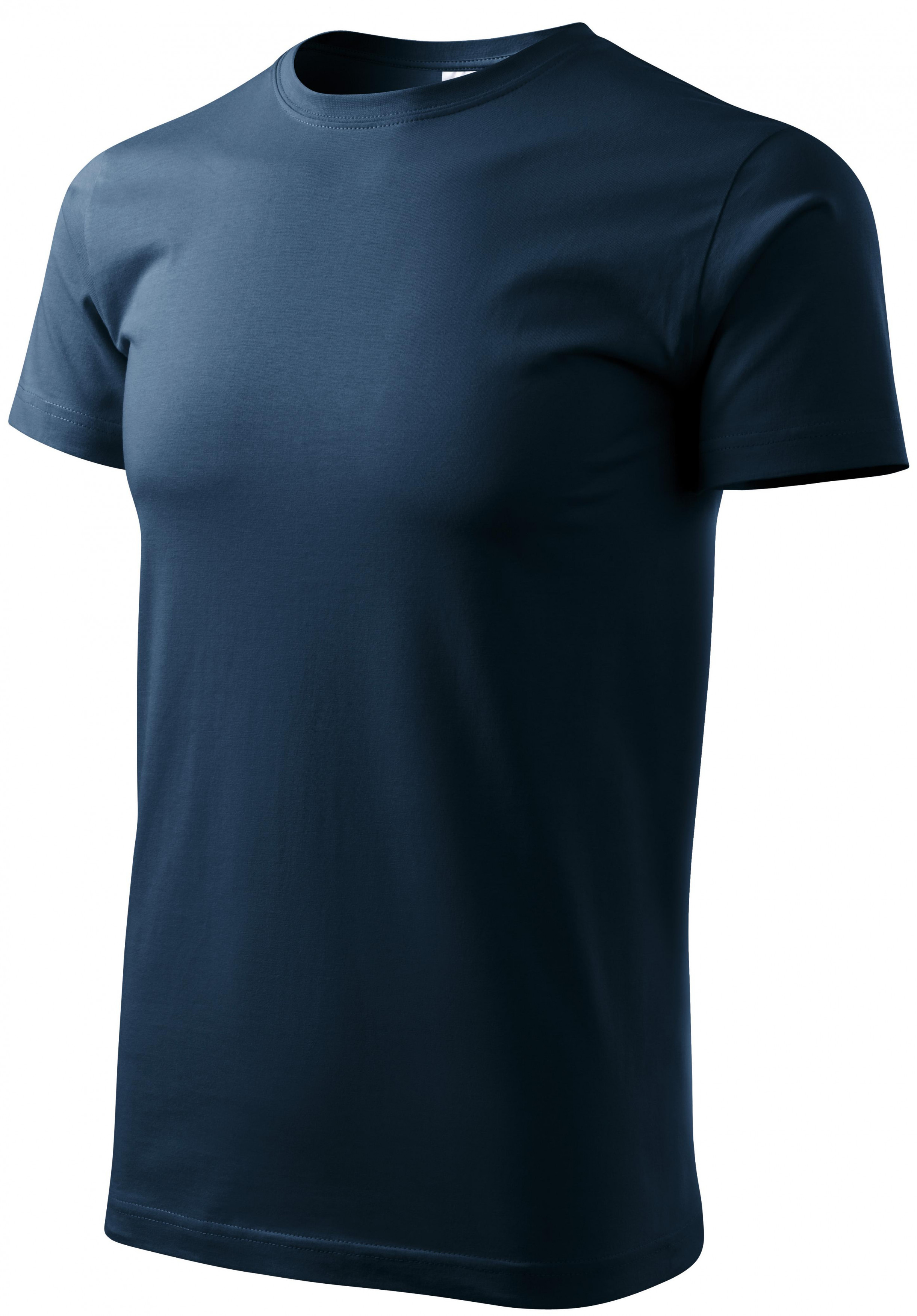 Tričko vyššej gramáže unisex, tmavomodrá, XL